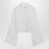 MM6 Maison Margiela Logo Jacquard Viscose Shirt White white