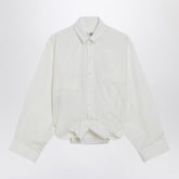 MM6 Maison Margiela Cotton Mirrored Shirt White white