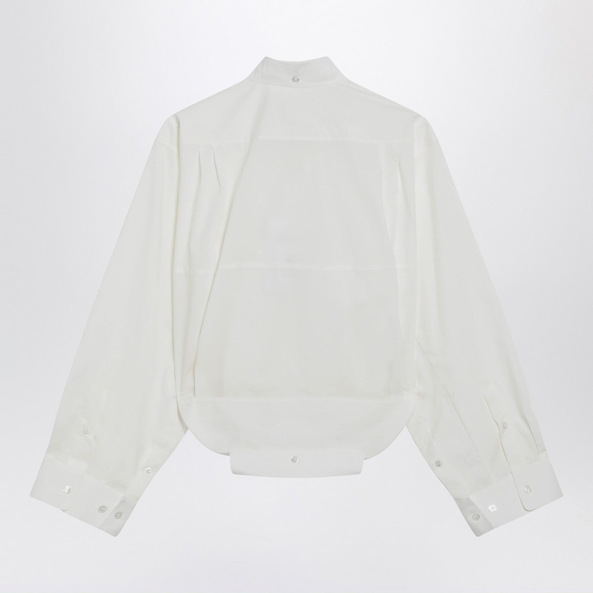 MM6 Maison Margiela Cotton Mirrored Shirt White white