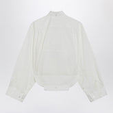 MM6 Maison Margiela Cotton Mirrored Shirt White white
