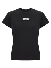 Mm6 Maison Margiela Numeric Signature Mm6 T-shirt Black