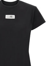 Mm6 Maison Margiela Numeric Signature Mm6 T-shirt Black