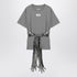 MM6 Maison Margiela Cotton T-shirt With Gloves Grey