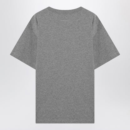 MM6 Maison Margiela Cotton T-shirt With Gloves Grey