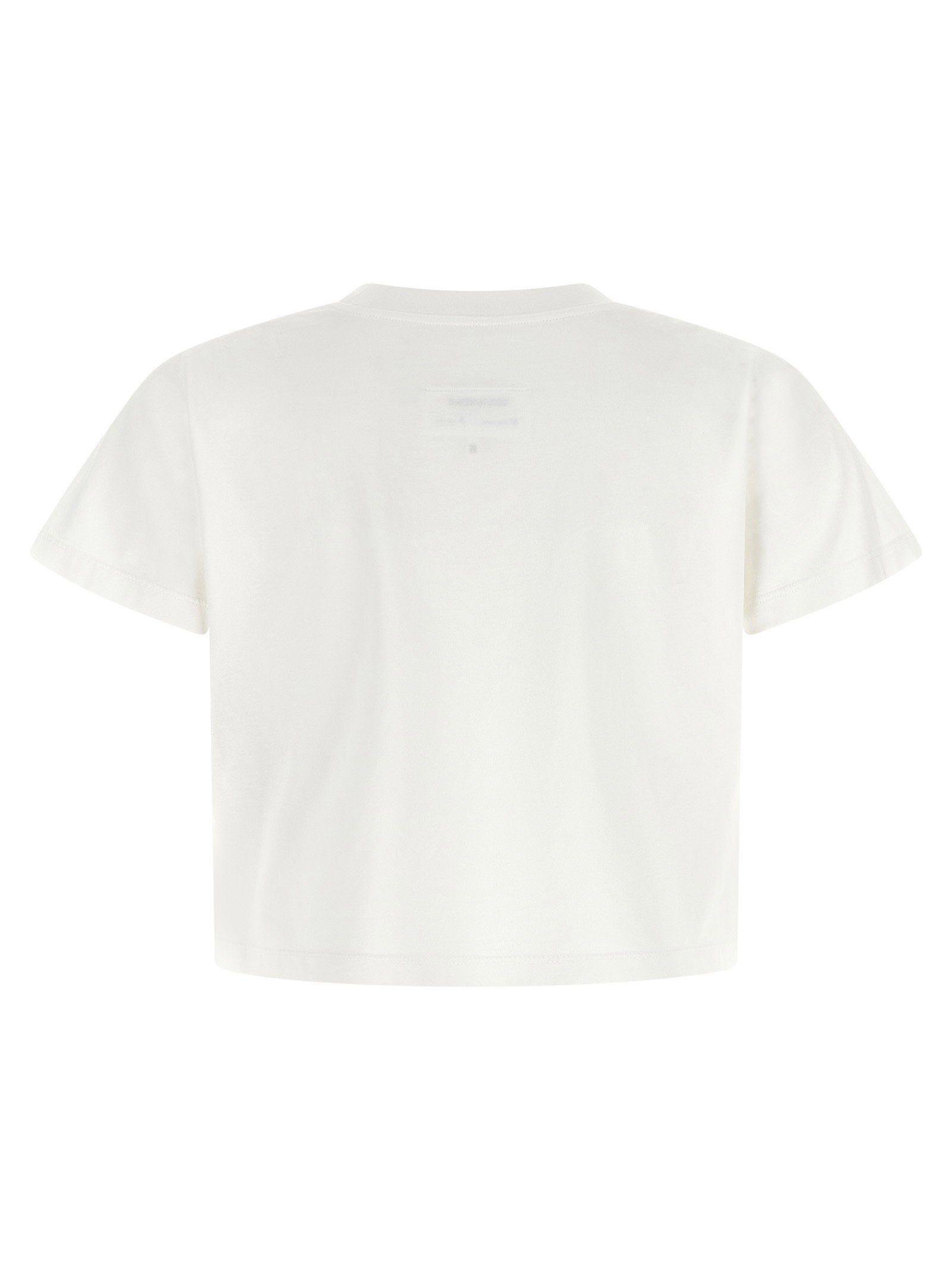 Mm6 Maison Margiela Numeric Signature Mm6 Upside Down T-shirt White