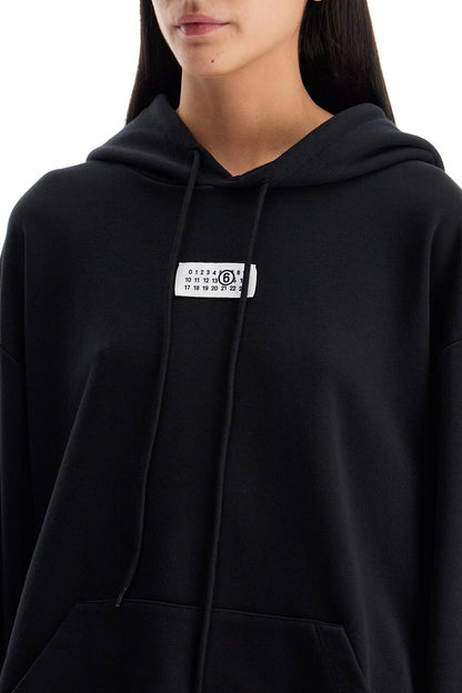 Boxy hoodie with hood