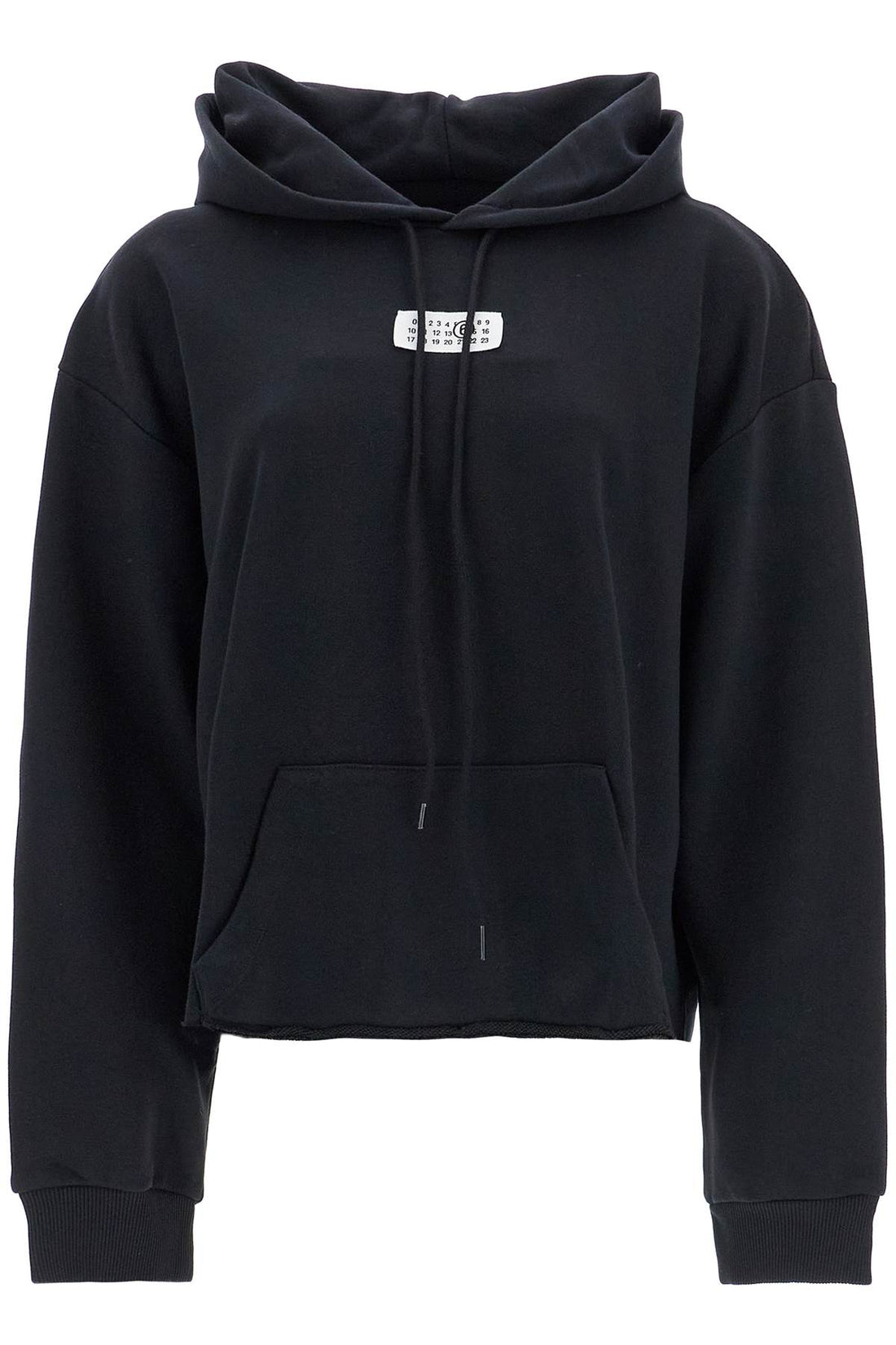 Boxy hoodie with hood