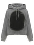 Mm6 Maison Margiela Numeric Signature Mm6 Spray Hoodie Gray
