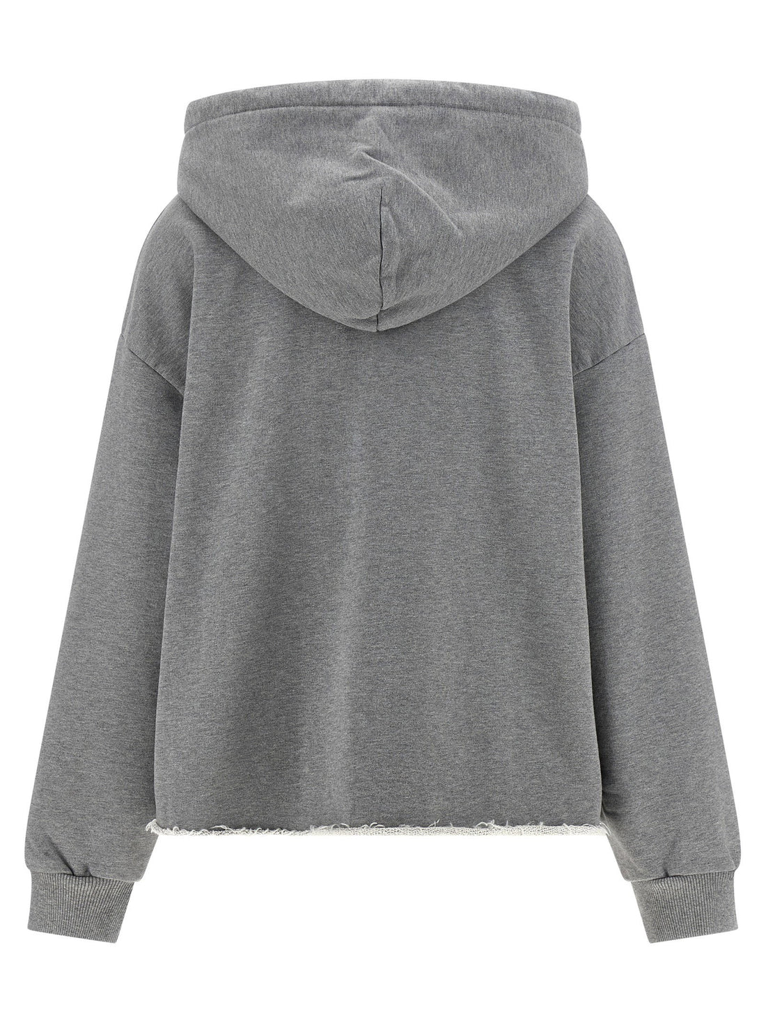 Mm6 Maison Margiela Numeric Signature Mm6 Spray Hoodie Gray