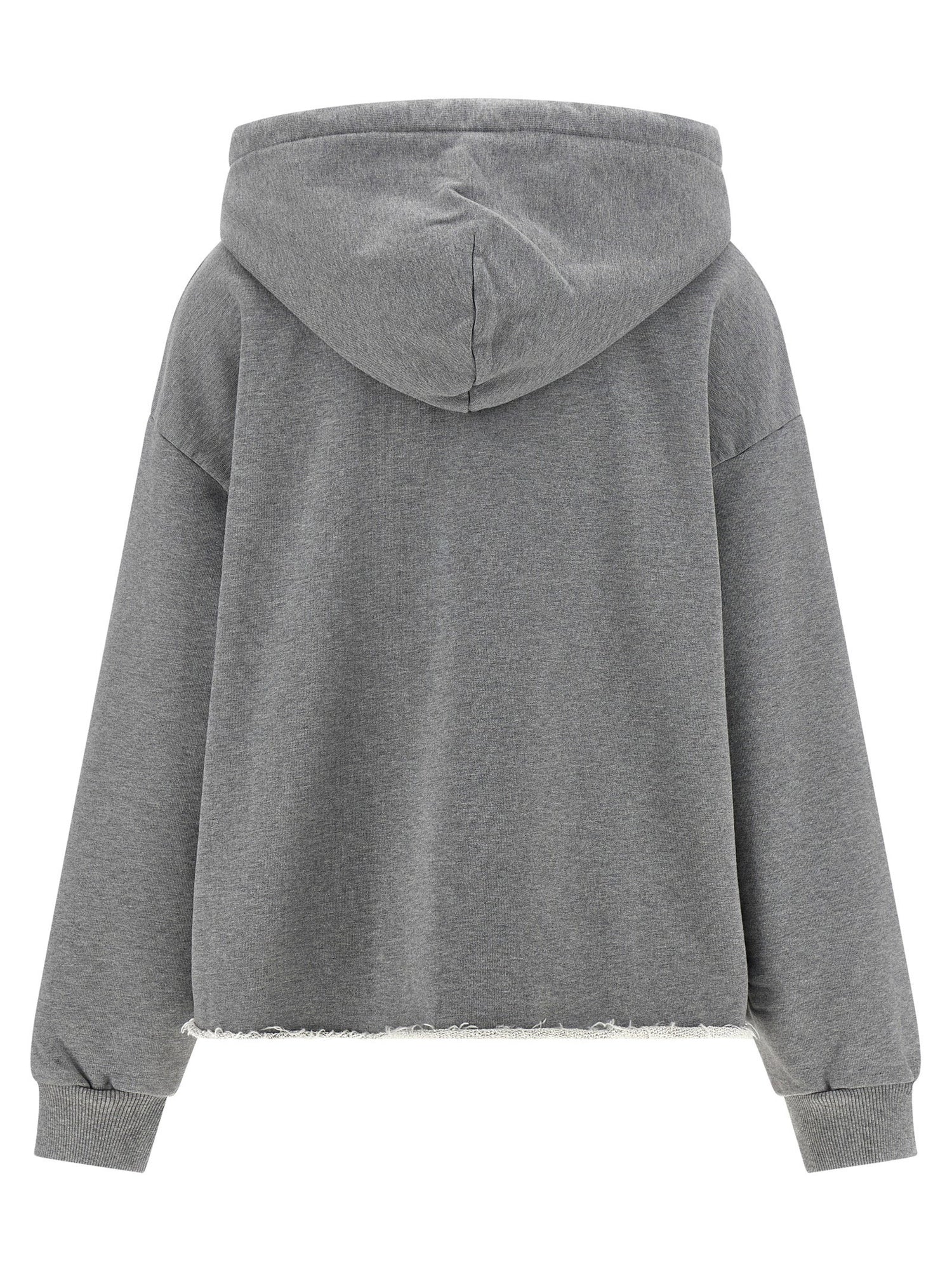 Mm6 Maison Margiela Numeric Signature Mm6 Spray Hoodie Gray