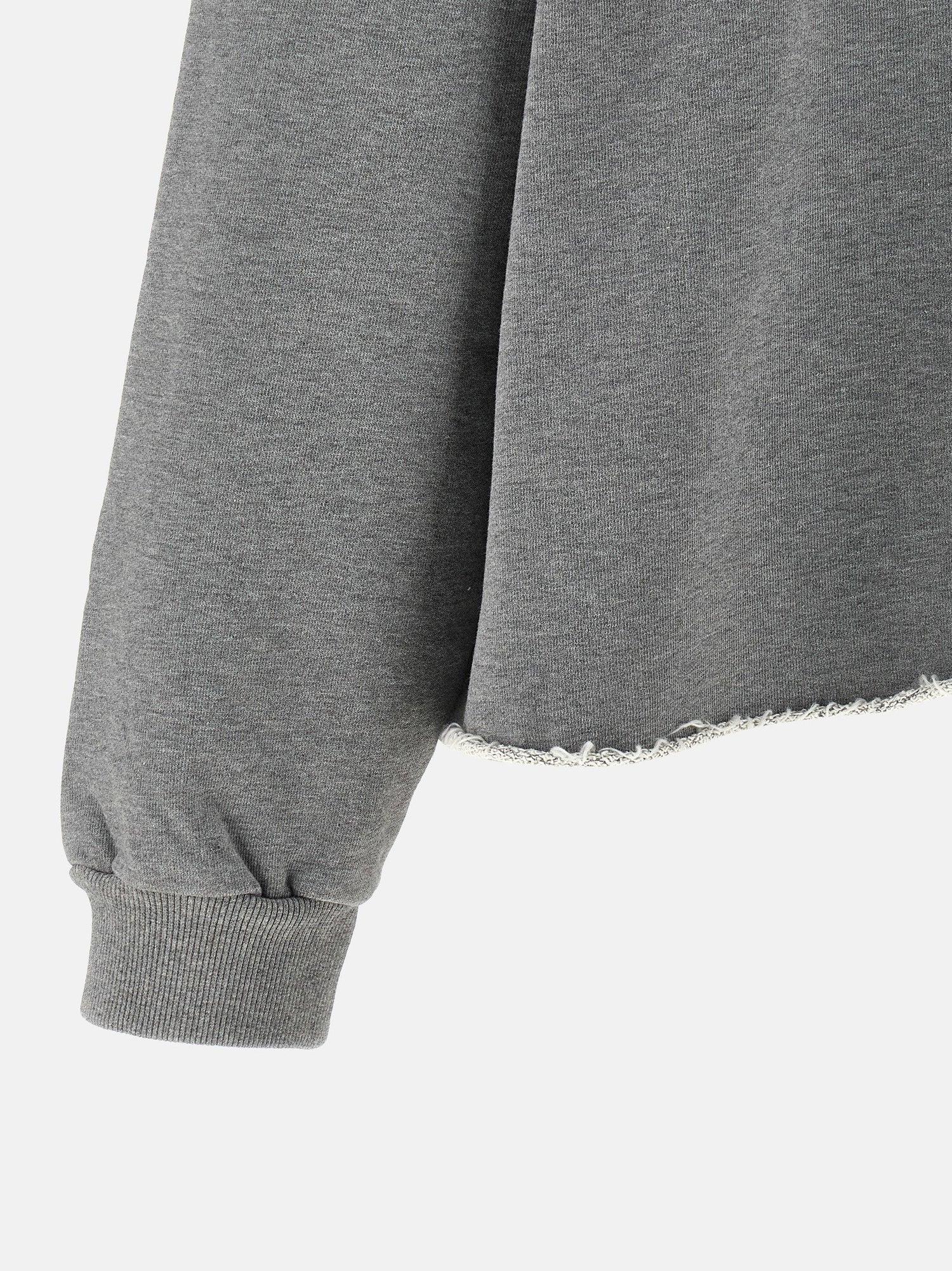 Mm6 Maison Margiela Numeric Signature Mm6 Spray Hoodie Gray