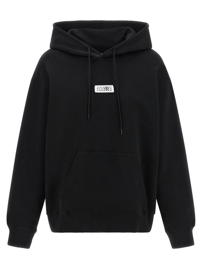 Mm6 Maison Margiela Numeric Signature Mm6 Hoodie Black