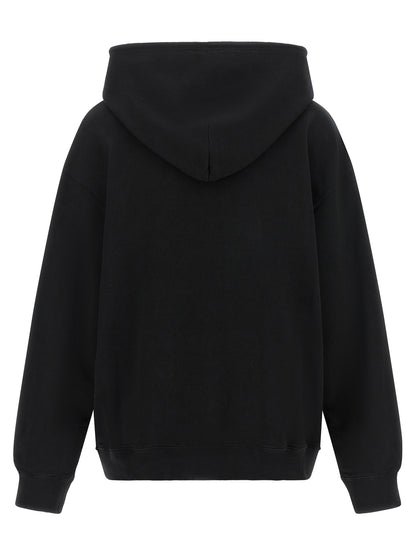Mm6 Maison Margiela Numeric Signature Mm6 Hoodie Black