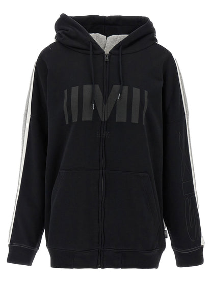 Mm6 Maison Margiela Double Front Hoodie Multicolor