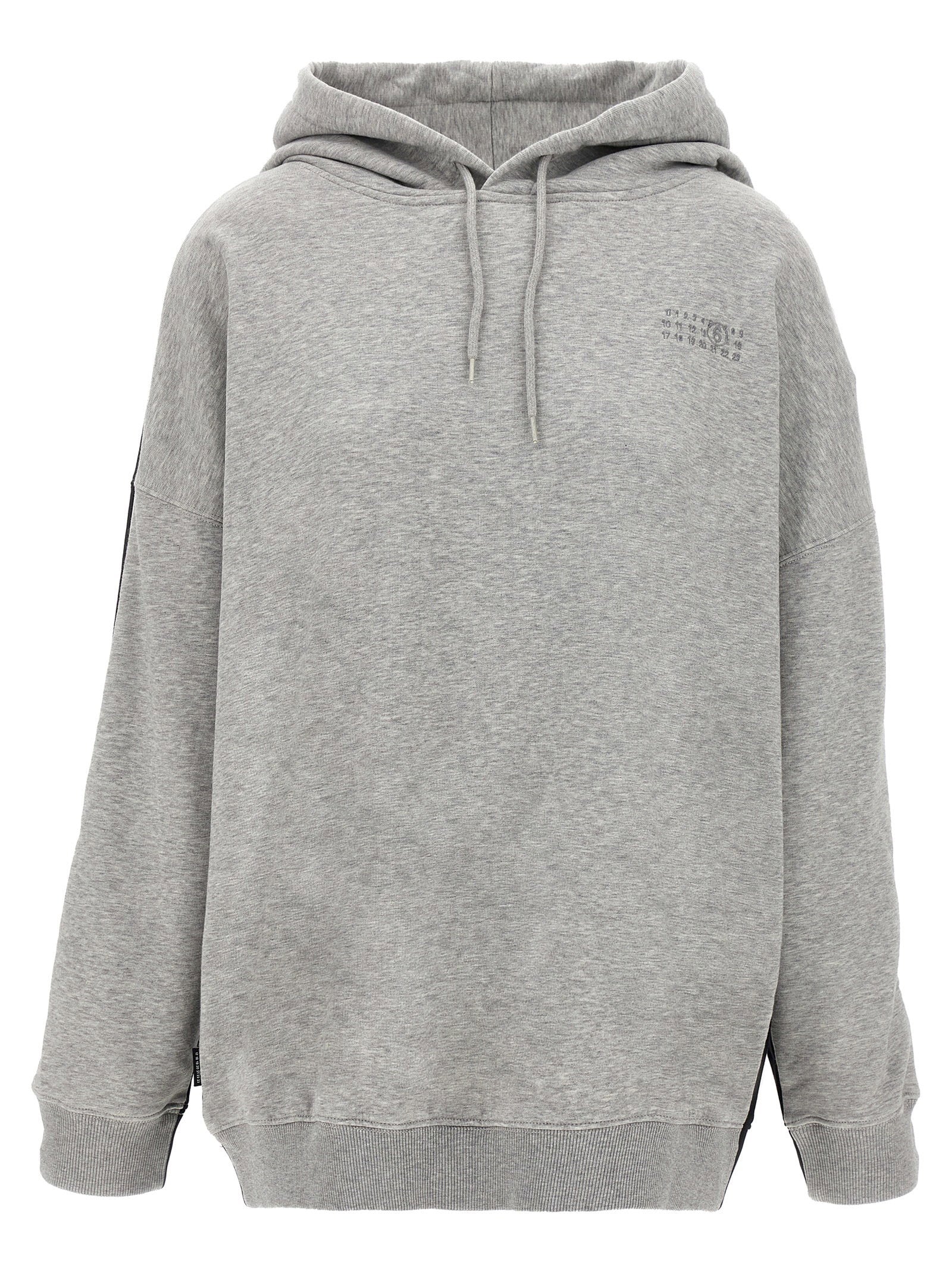 Mm6 Maison Margiela Double Front Hoodie Multicolor