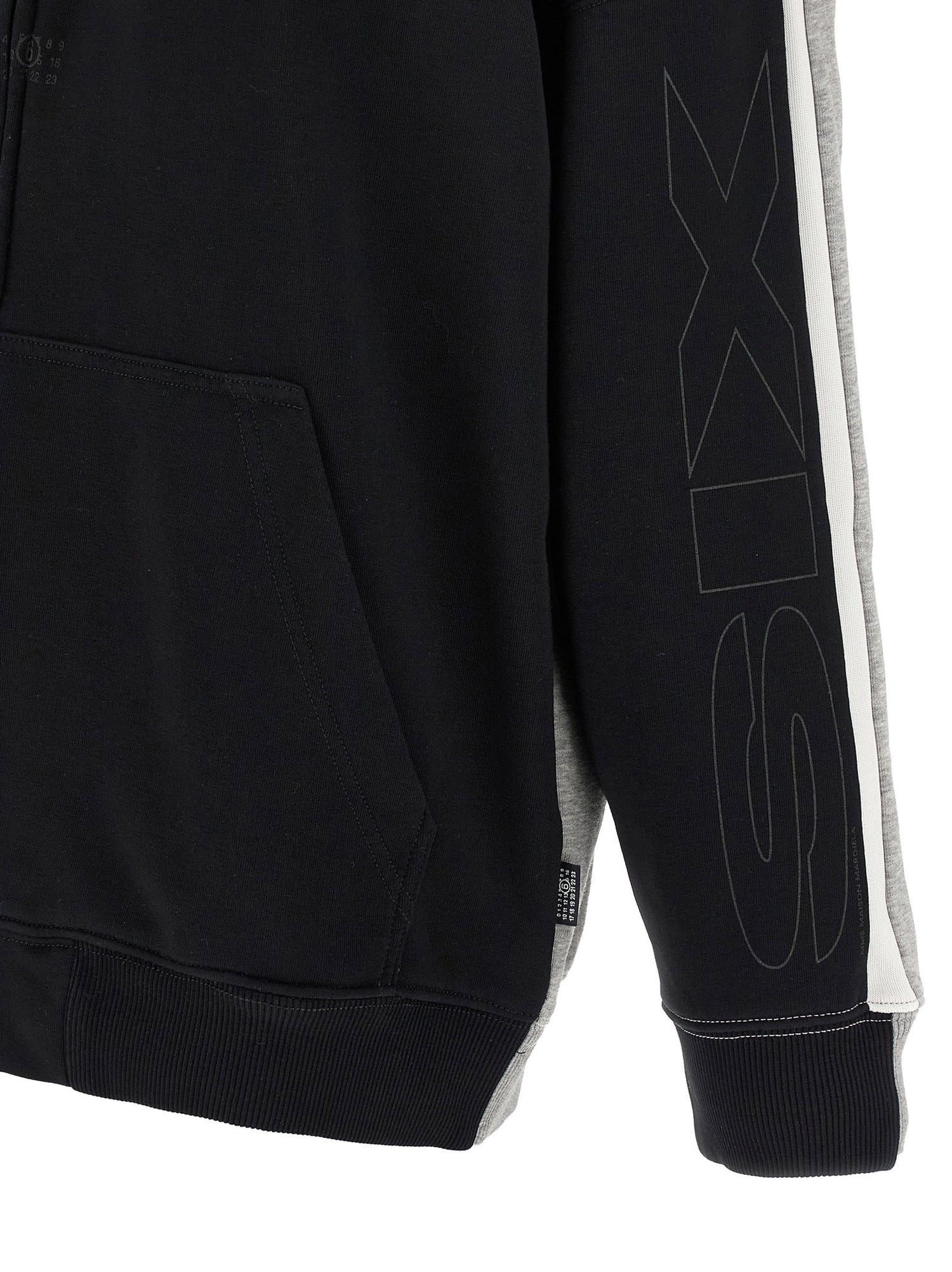 Mm6 Maison Margiela Double Front Hoodie Multicolor