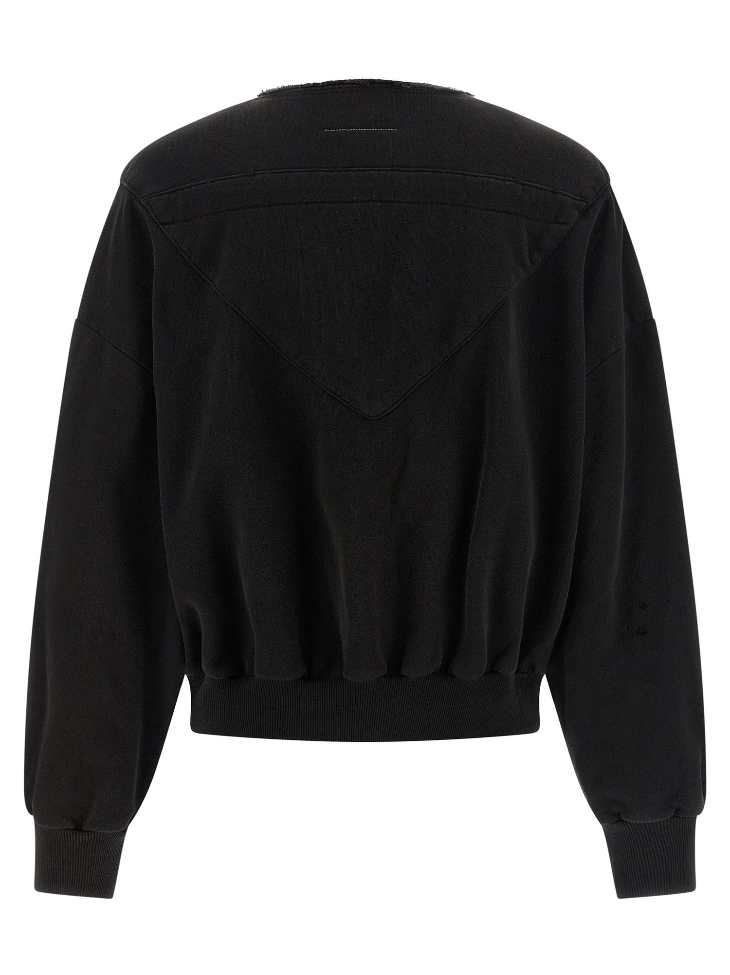 Mm6 Maison Margiela Trompe Loeil Hoodie Black