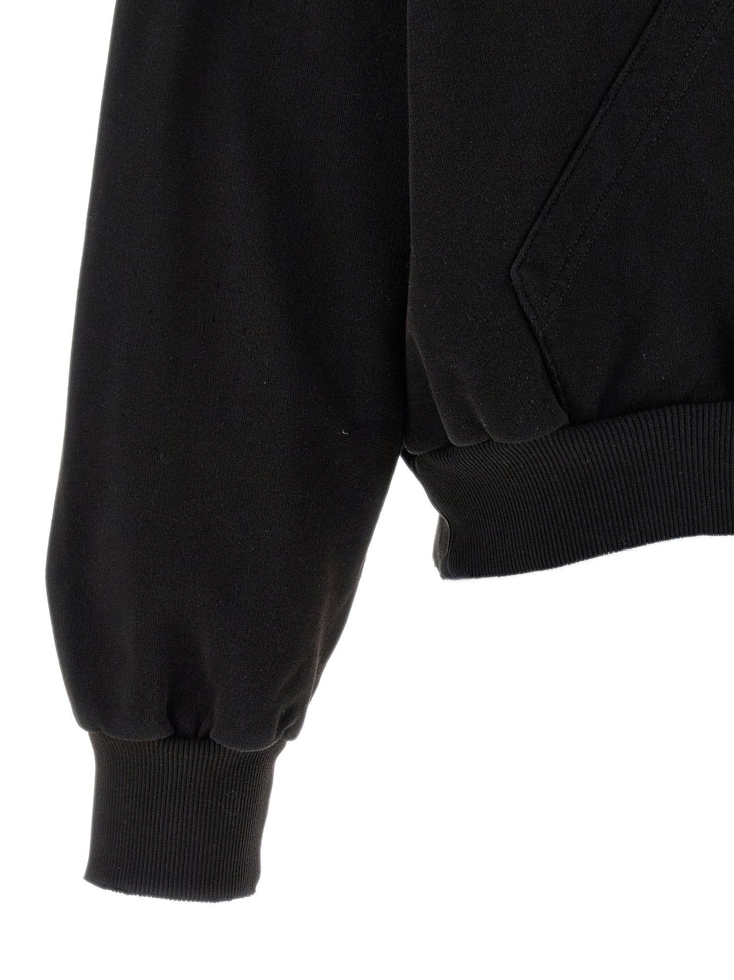 Mm6 Maison Margiela Trompe Loeil Hoodie Black
