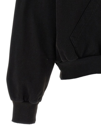 Mm6 Maison Margiela Trompe Loeil Hoodie Black