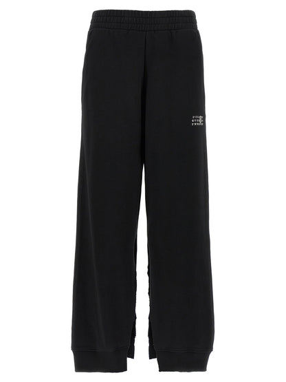 Mm6 Maison Margiela Numeric Signature Mm6 Joggers Black