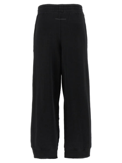 Mm6 Maison Margiela Numeric Signature Mm6 Joggers Black