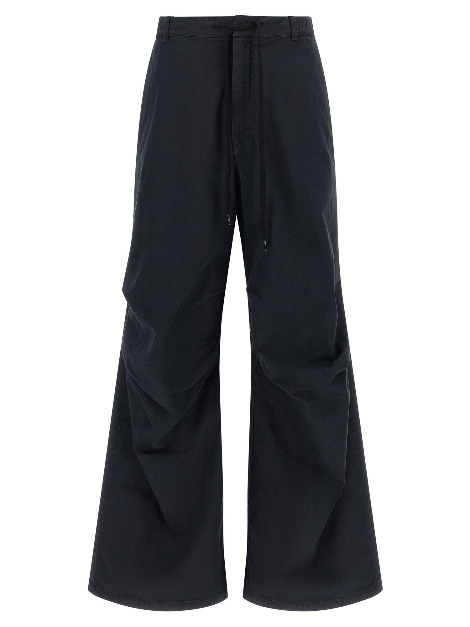 Mm6 Maison Margiela White Stitch Line Pants Blue