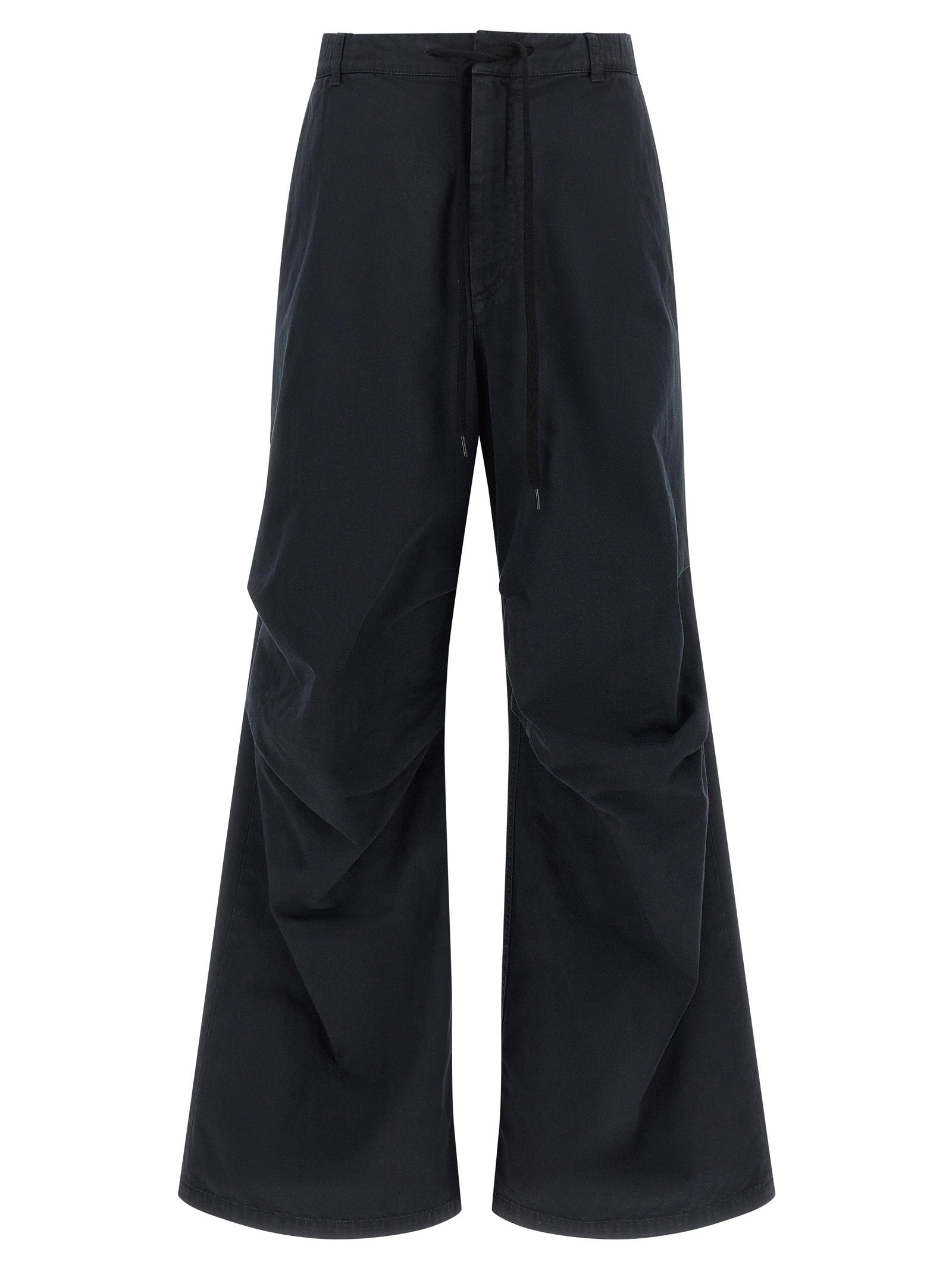 Mm6 Maison Margiela White Stitch Line Pants Blue