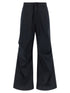 Mm6 Maison Margiela White Stitch Line Pants Blue