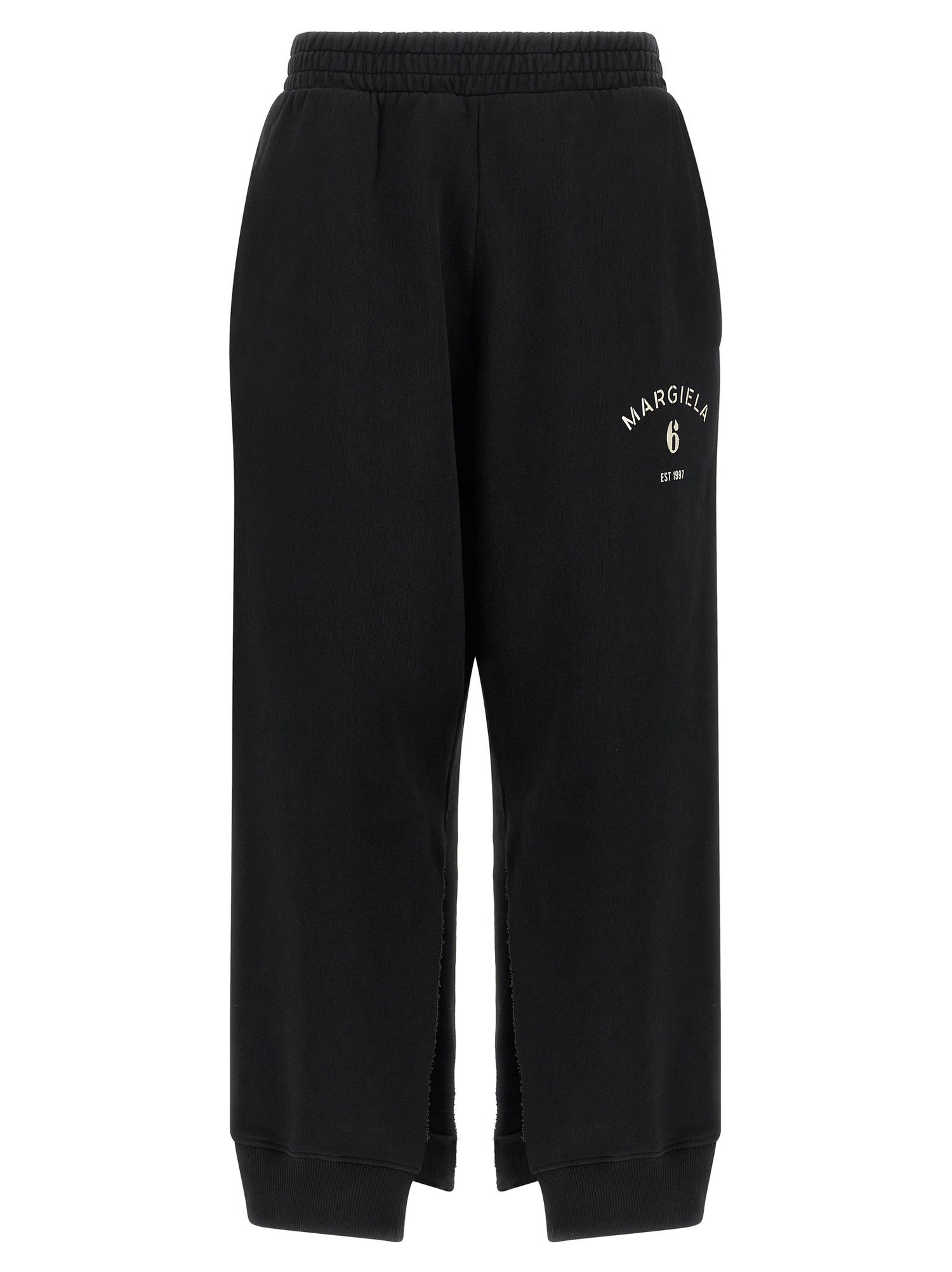 Mm6 Maison Margiela Split Joggers Black