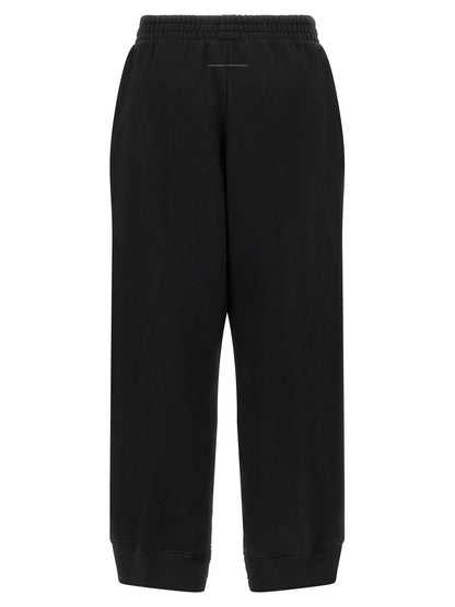 Mm6 Maison Margiela Split Joggers Black
