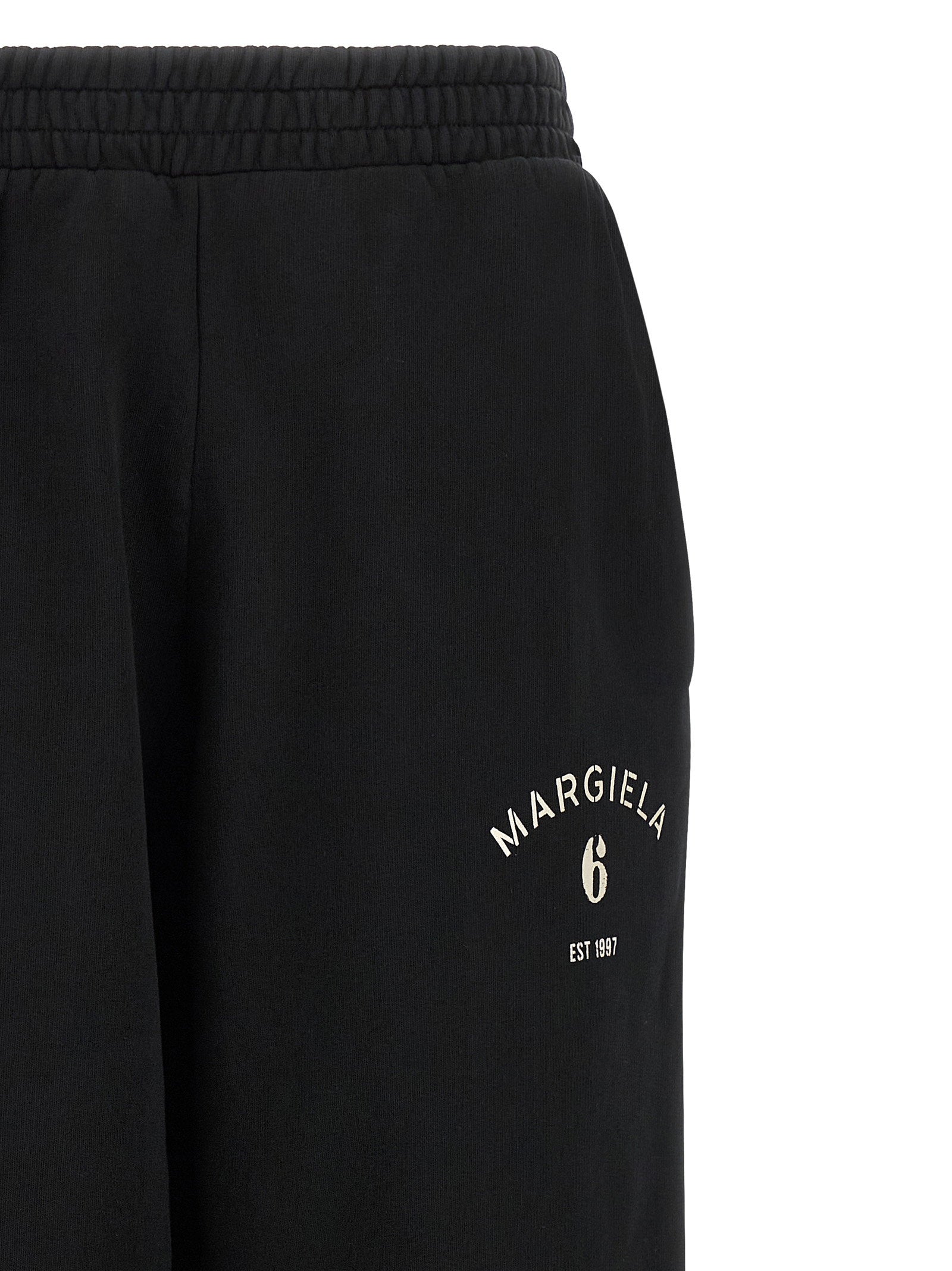 Mm6 Maison Margiela Split Joggers Black