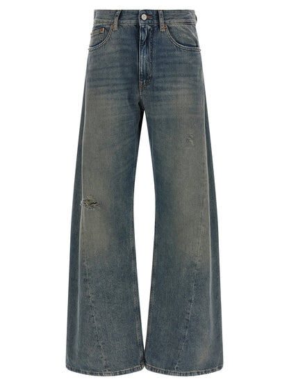 Mm6 Maison Margiela Jeans Wide-leg Blue