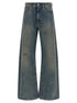 Mm6 Maison Margiela Jeans Wide-leg Blue