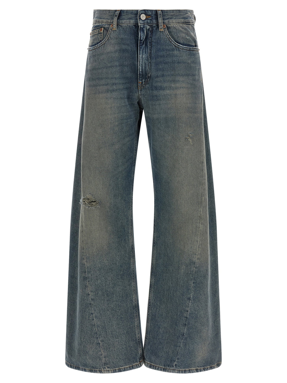 Mm6 Maison Margiela Jeans Wide-leg Blue