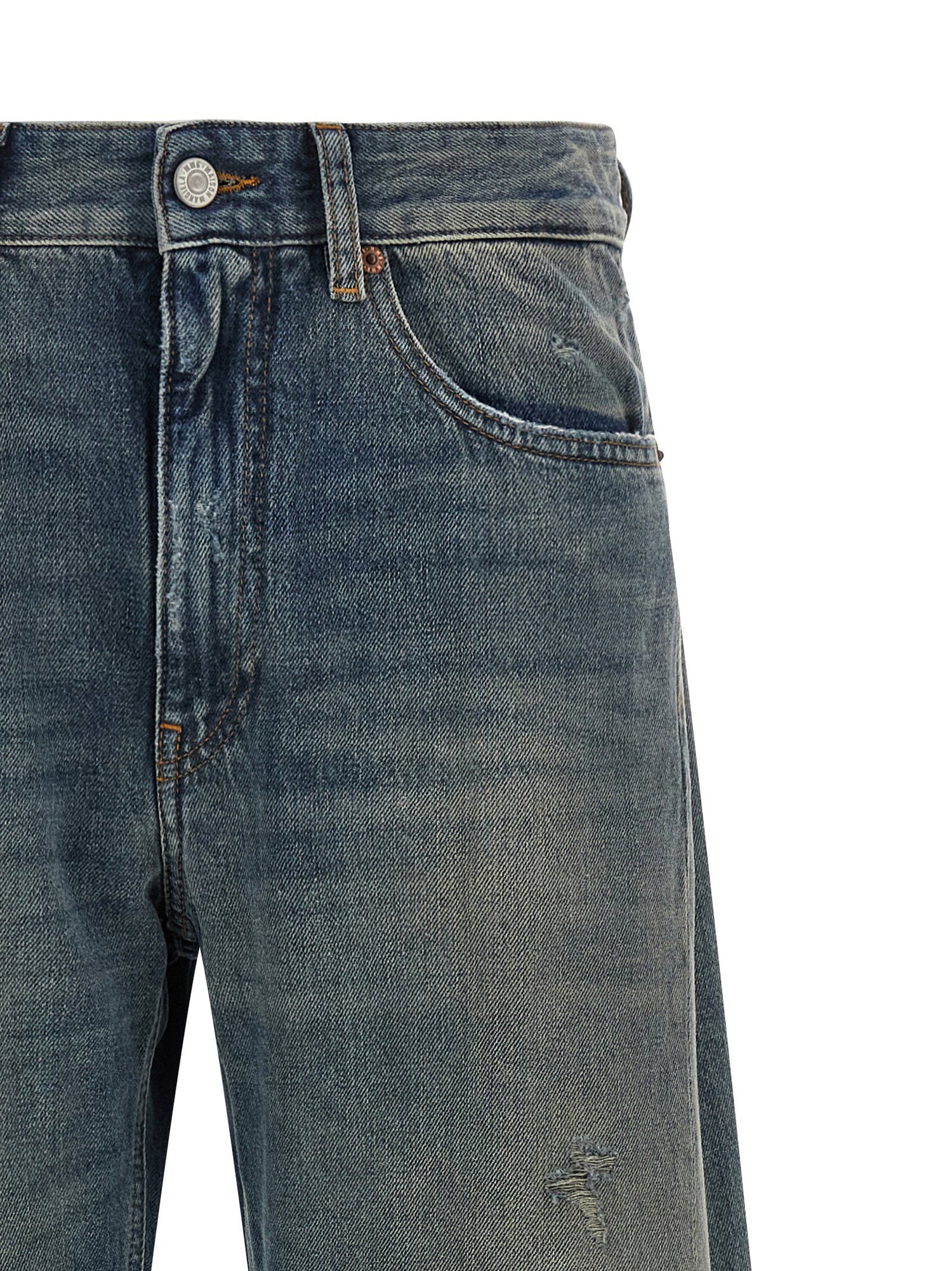 Mm6 Maison Margiela Jeans Wide-leg Blue