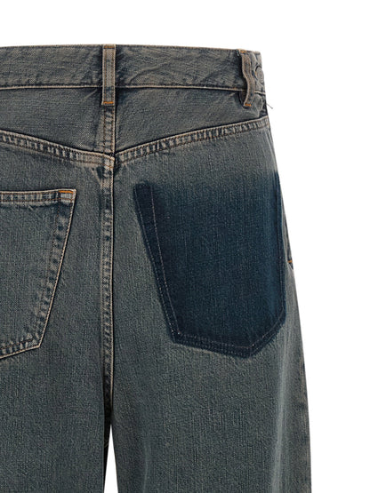 Mm6 Maison Margiela Back-to-back Construction Jeans Gray
