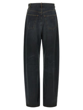 Mm6 Maison Margiela Asymmetrical Structure Jeans Blue