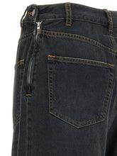 Mm6 Maison Margiela Asymmetrical Structure Jeans Blue