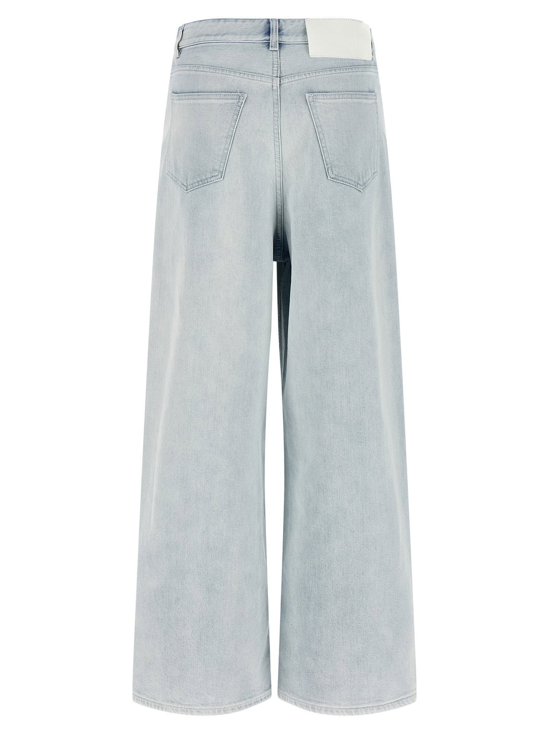 Mm6 Maison Margiela Drawstring Jeans Light blue