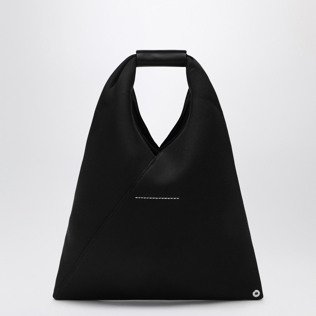 MM6 Maison Margiela Japanese Small Mesh Leather-Handled Bag Black