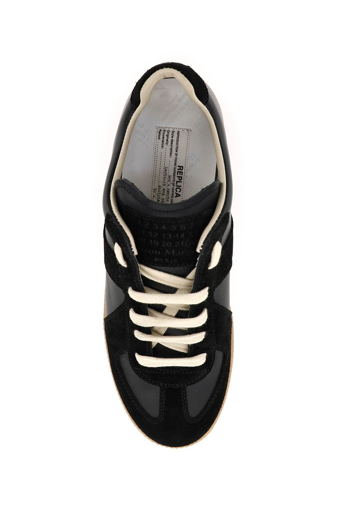 Leather replica sneakers