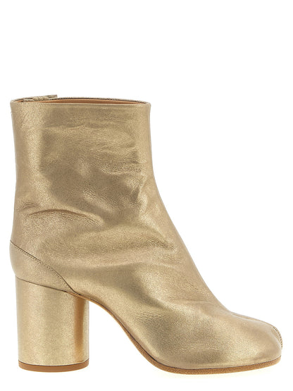Maison Margiela Tabi Ankle Boots Gold