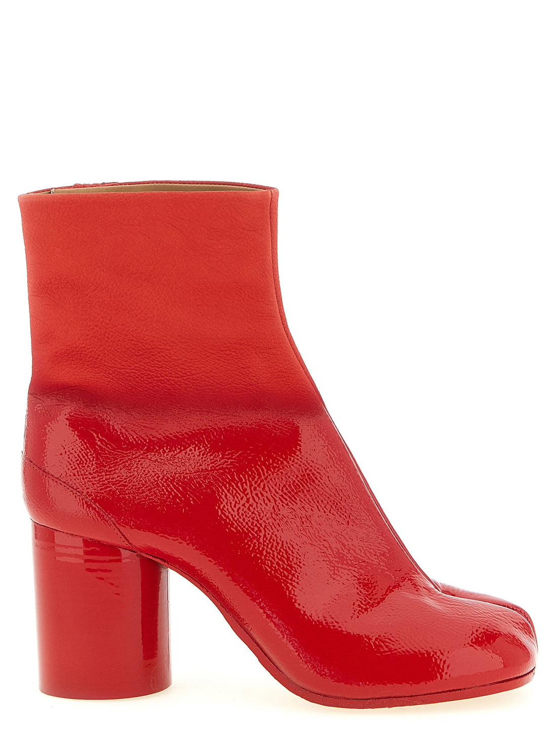 Maison Margiela Tabi Ankle Boots Red