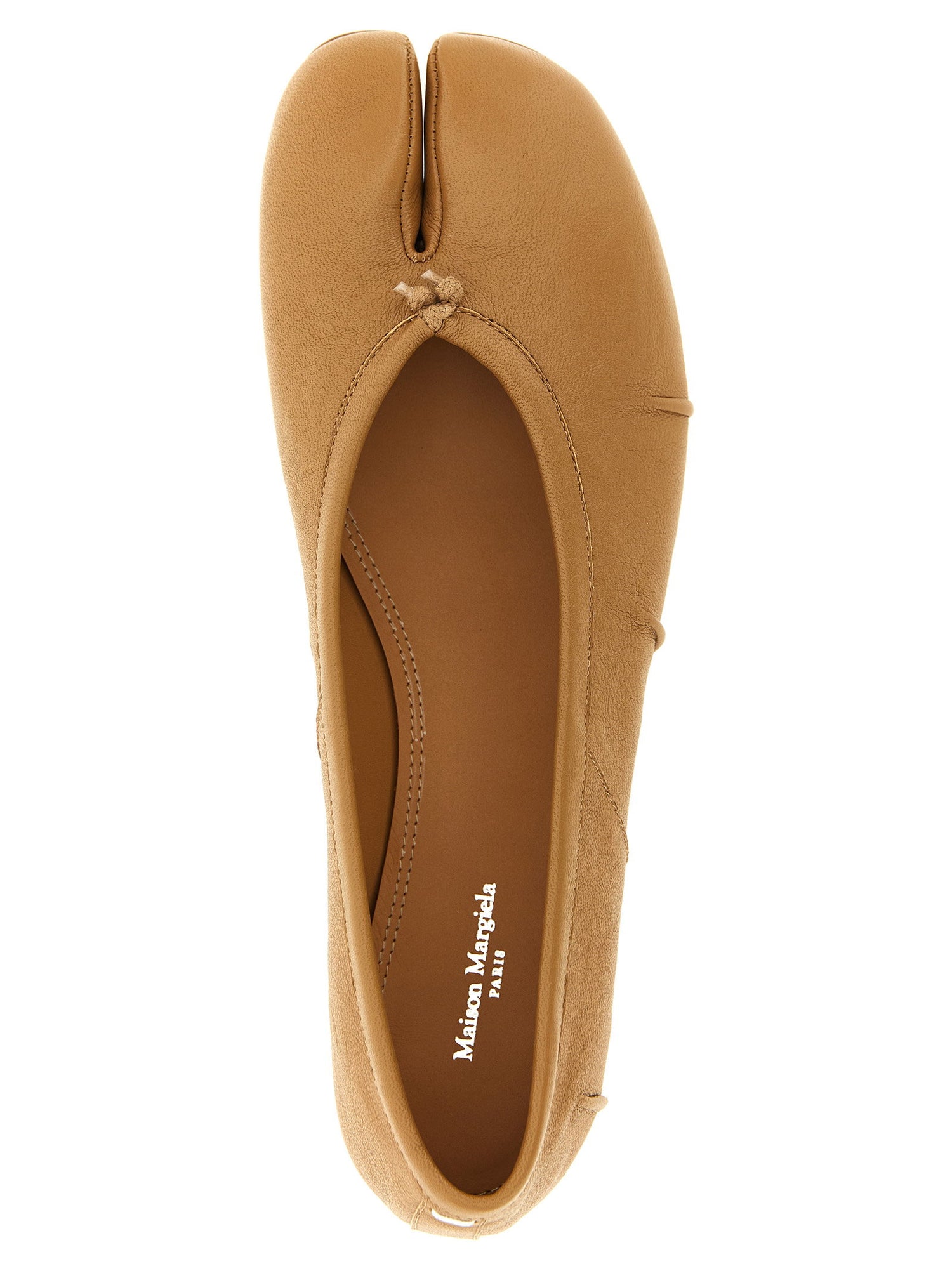 Maison Margiela Tabi New Ballet Flats Beige