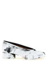 Maison Margiela Tabi Heeled Ballet Flats White/black