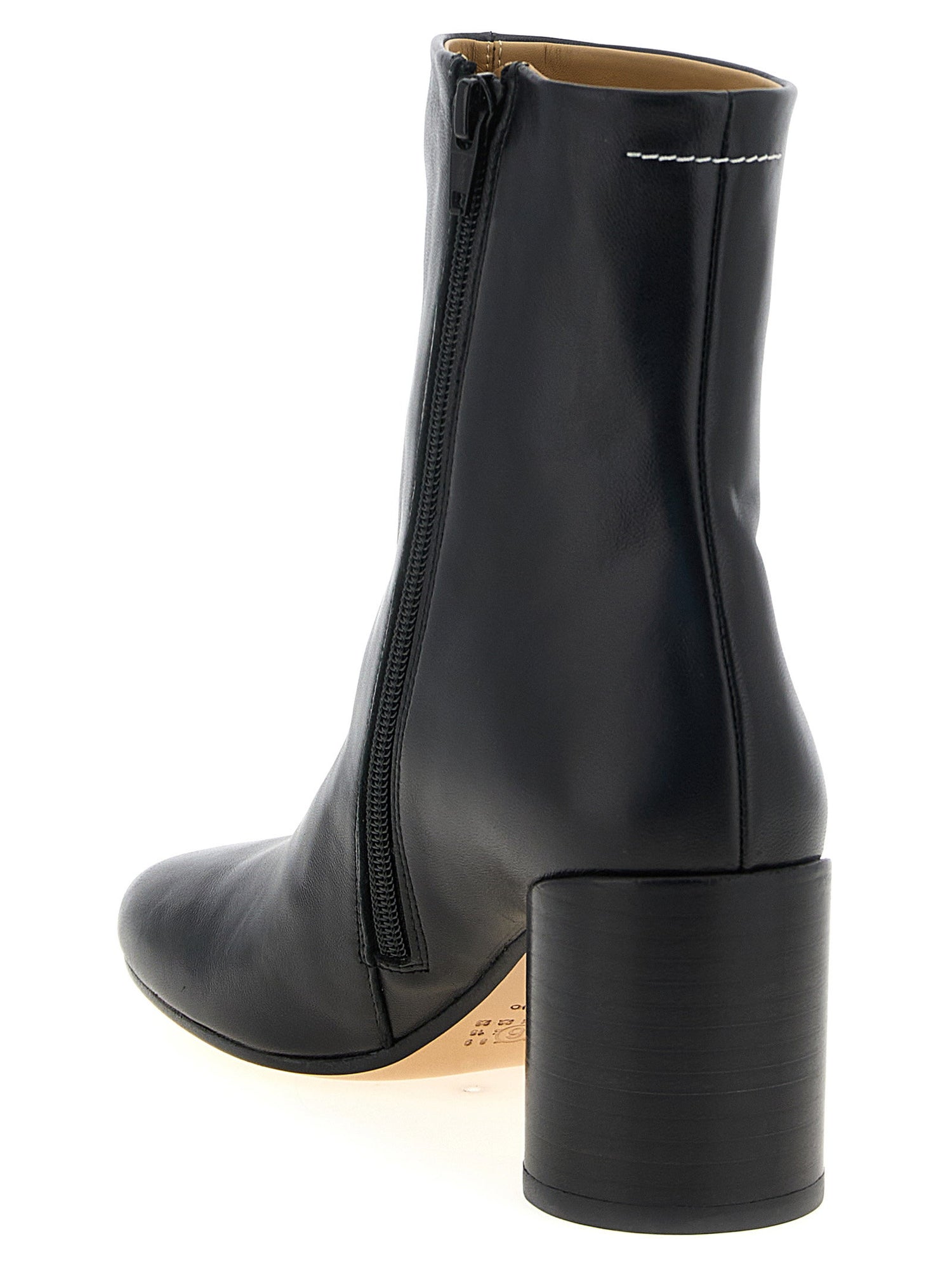Mm6 Maison Margiela Anatomic Ankle Boot Black  