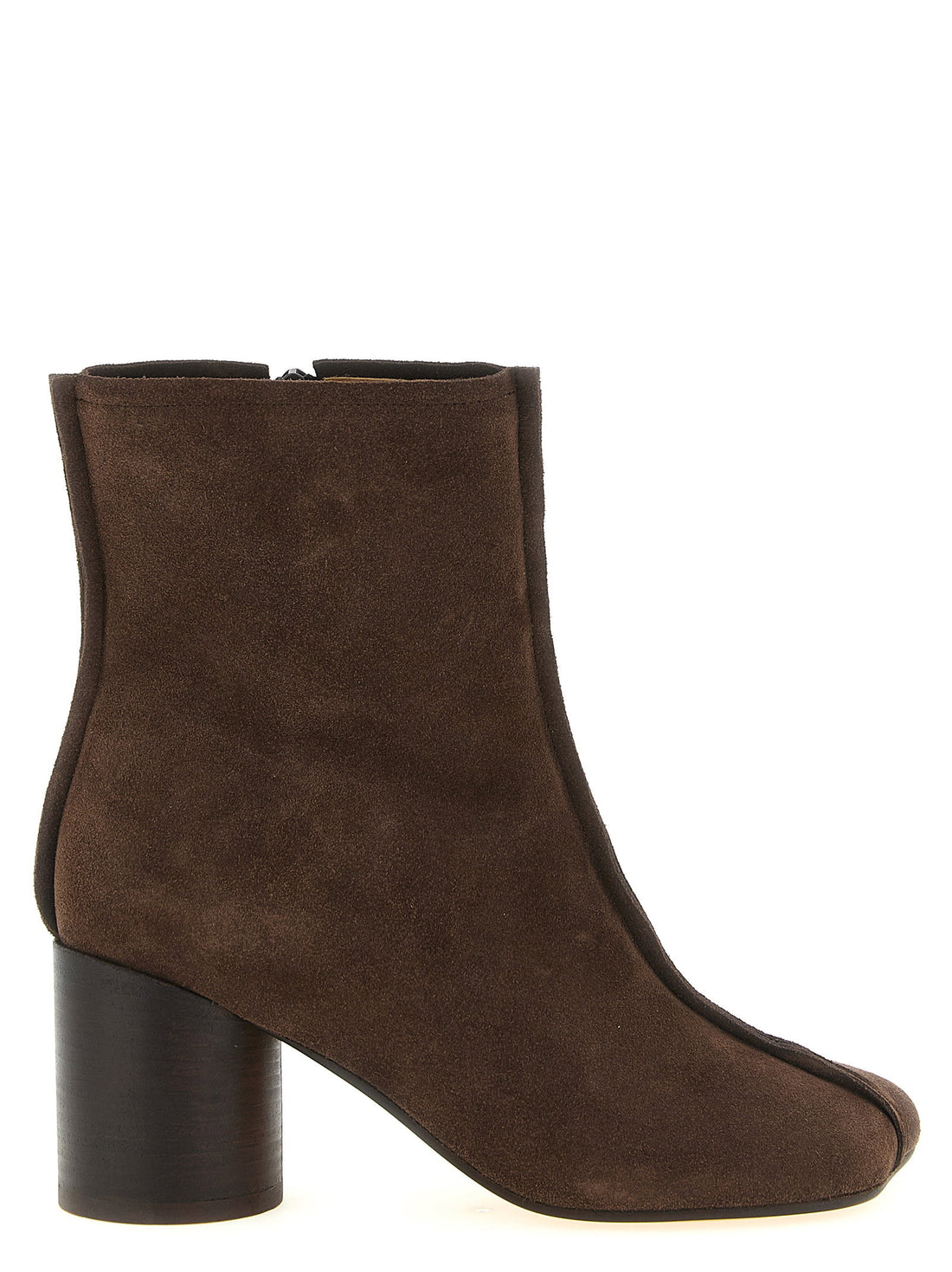 Mm6 Maison Margiela Anatomic Stitch-toe Ankle Boots Brown