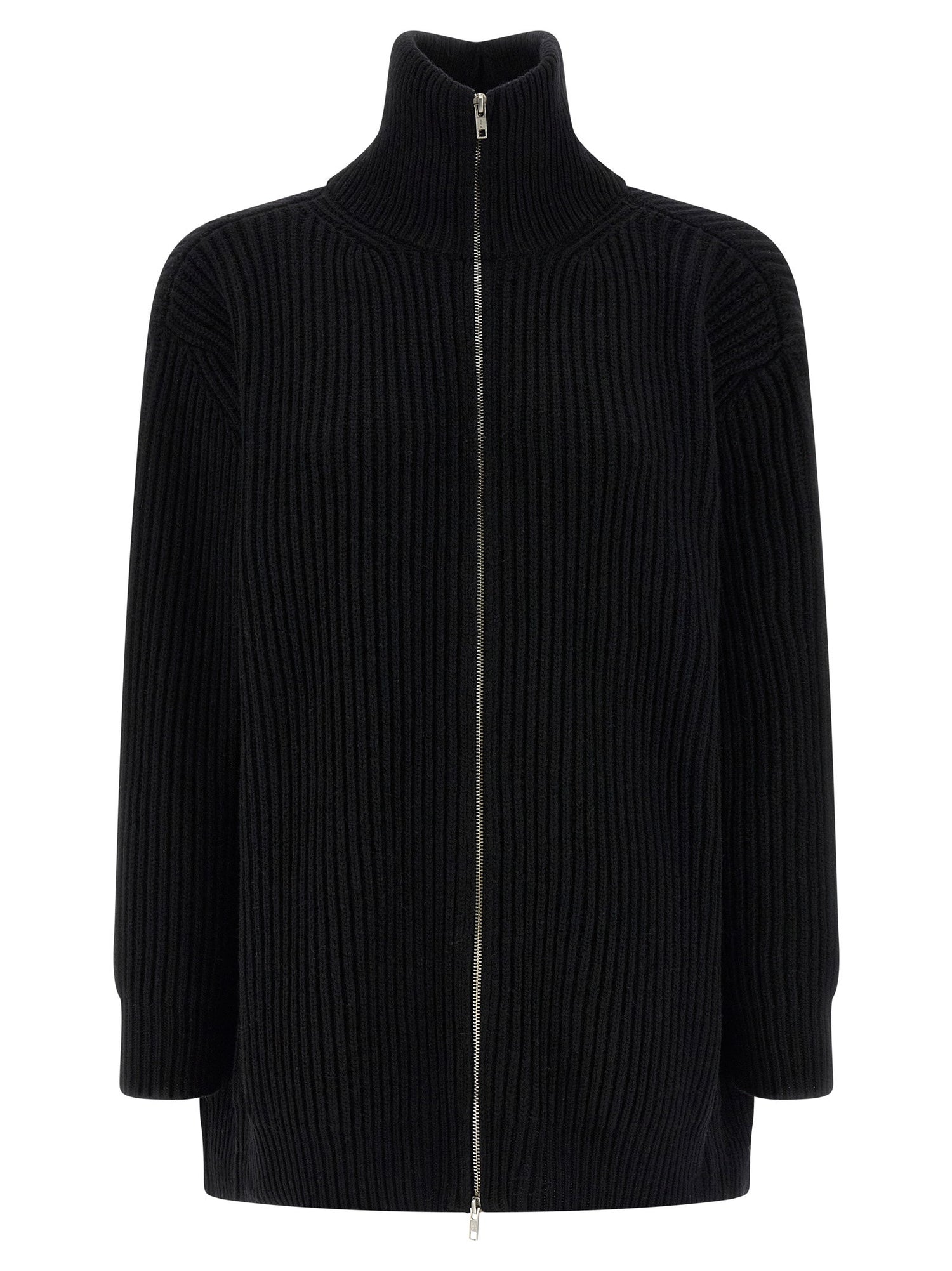 Mm6 Maison Margiela Cardigan Dress Black