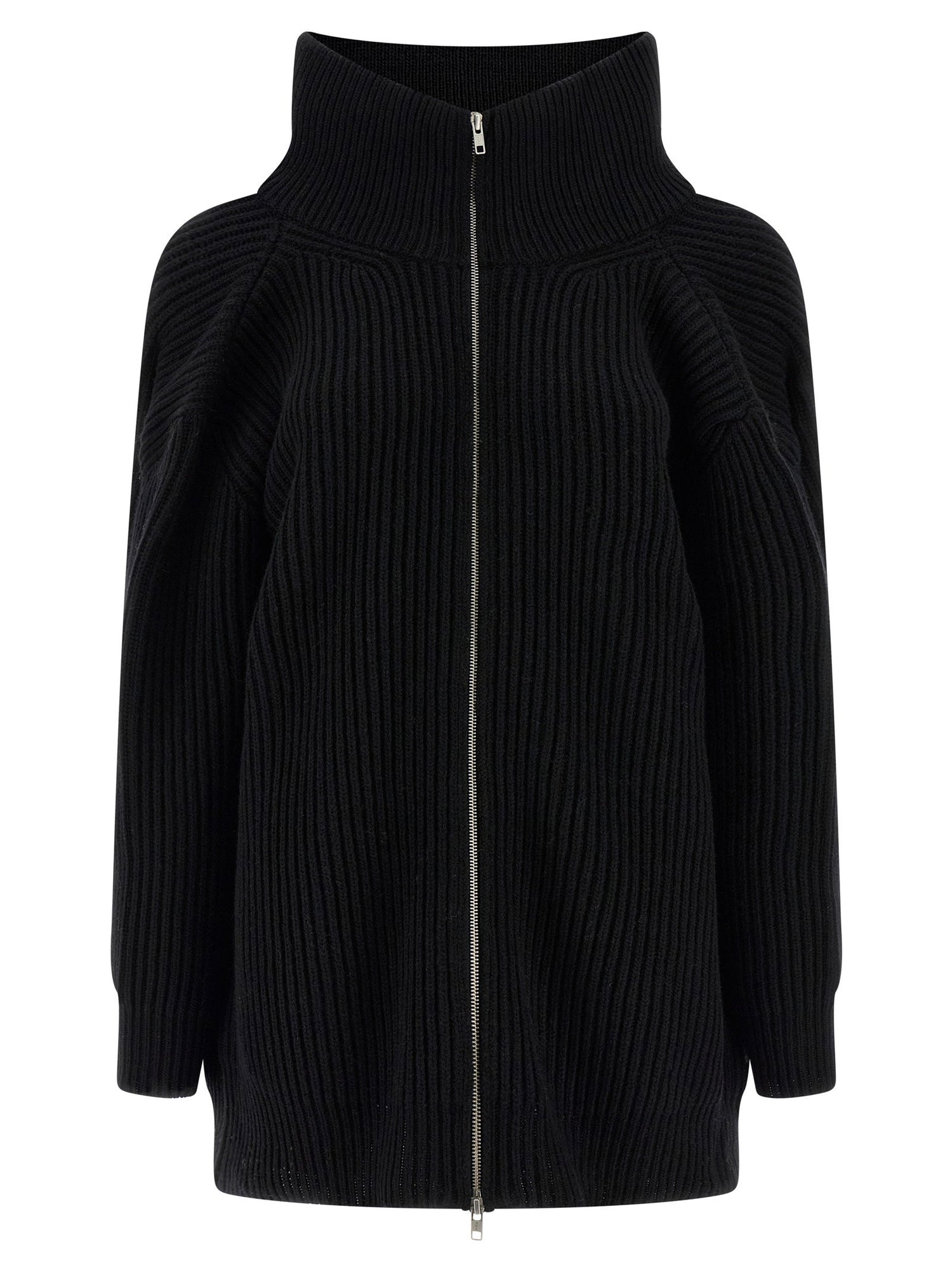 Mm6 Maison Margiela Cardigan Dress Black