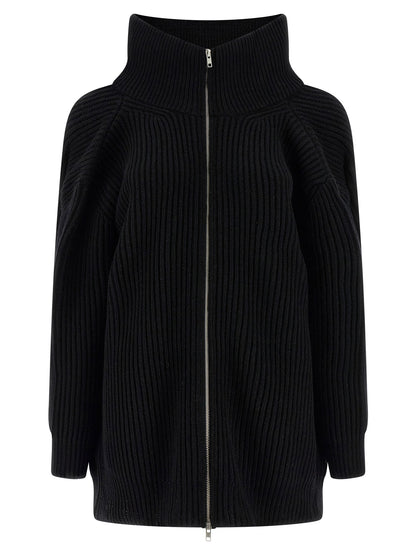 Mm6 Maison Margiela Cardigan Dress Black